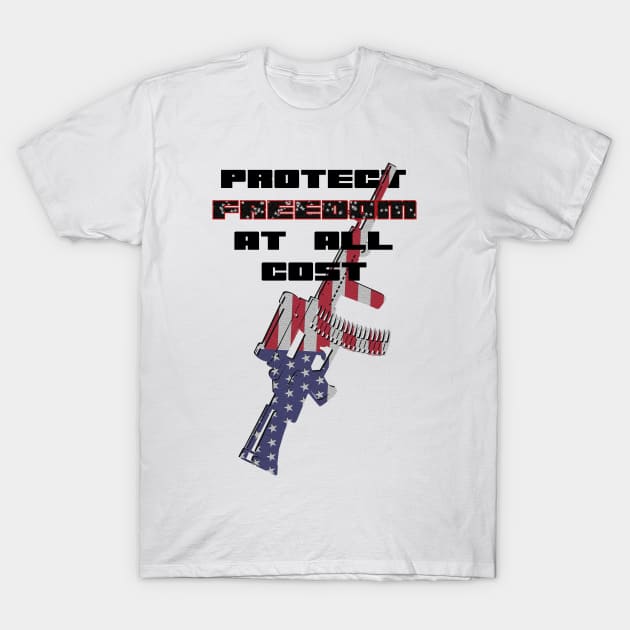 FREEDOM Front T-Shirt by Plutocraxy